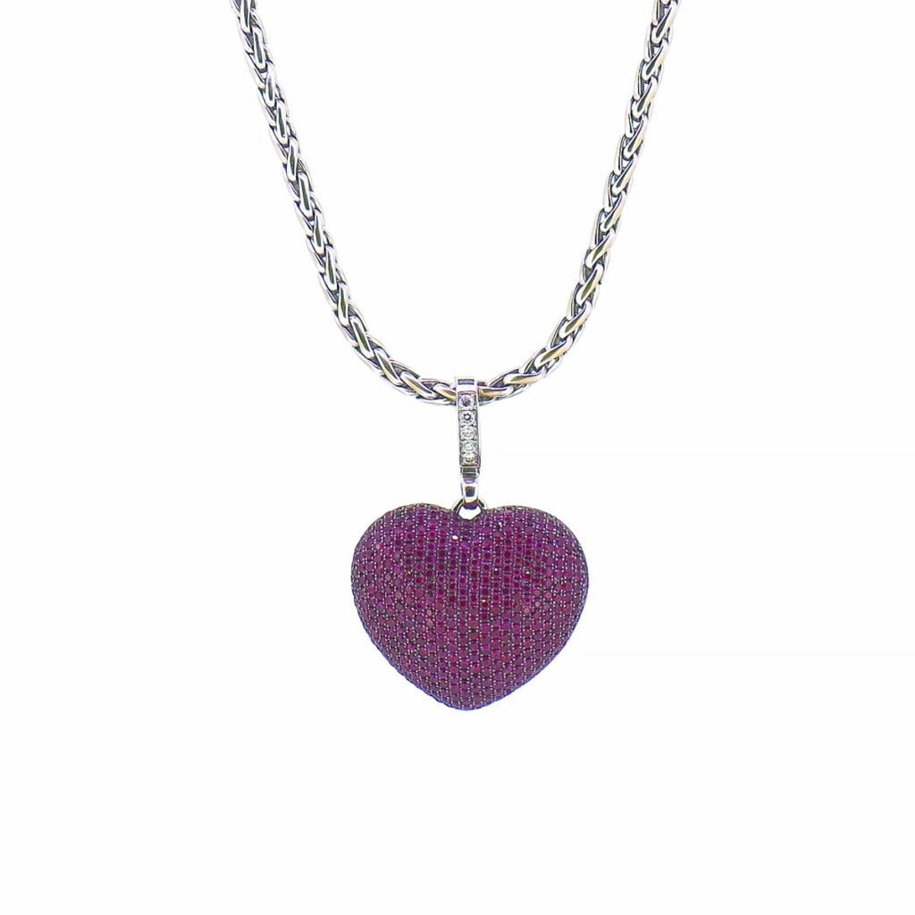 Ruby Theo Fennell Heart Pendant