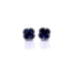 clover sapphire earring