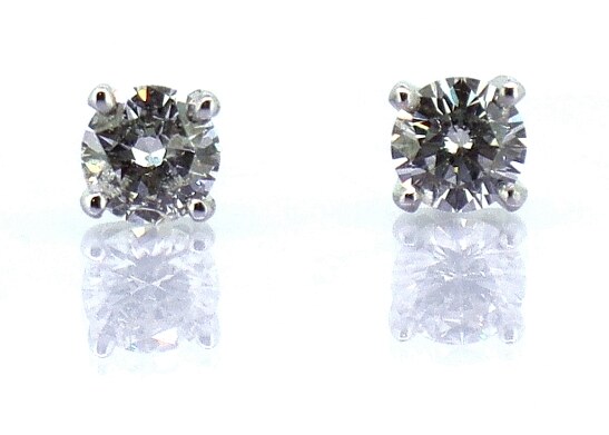 0.8ct G/H SI White Diamonds Stud