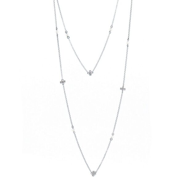 0.6ct Diamond by the rope 18kt white gold