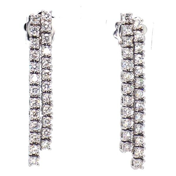 1.28ct F/G G/VS+ Diamond Drop Earrings