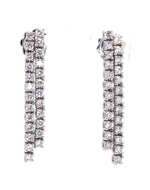 1.28ct F/G G/VS+ Diamond Drop Earrings