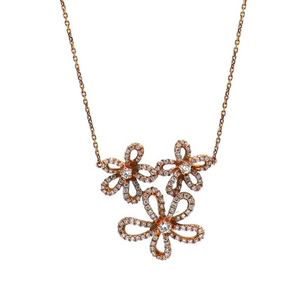 1.5ct Diamond 16 inch Platinum Snake Chain