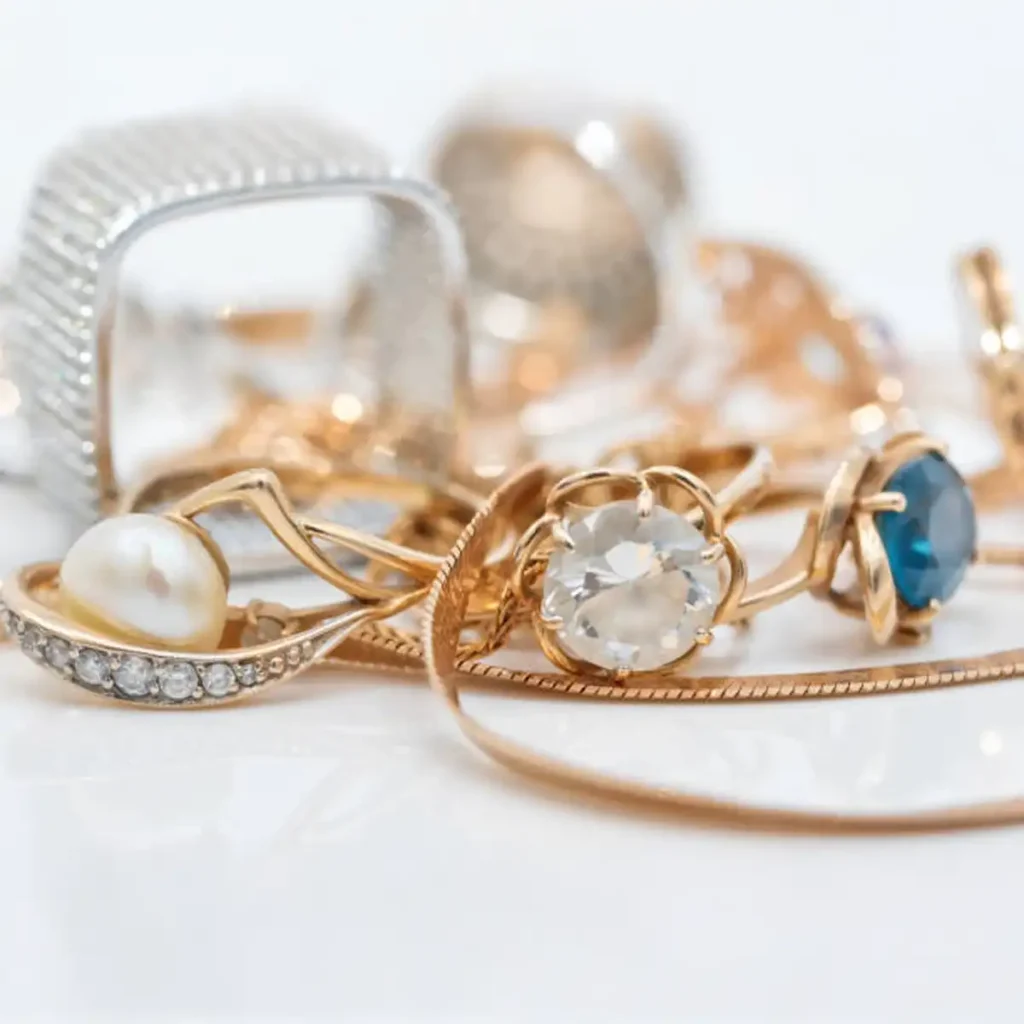 platinum and gold, two tone rings
