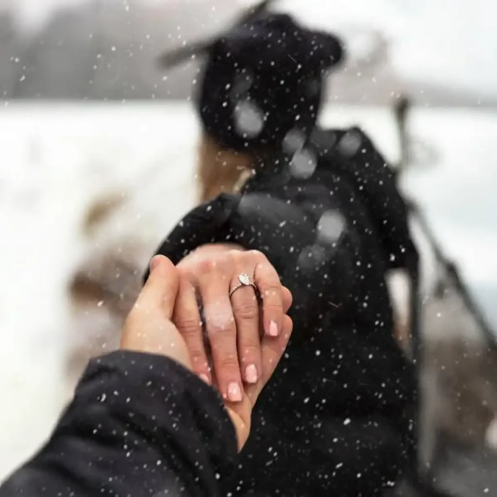 engagement ring, Christmas proposal, London locations
