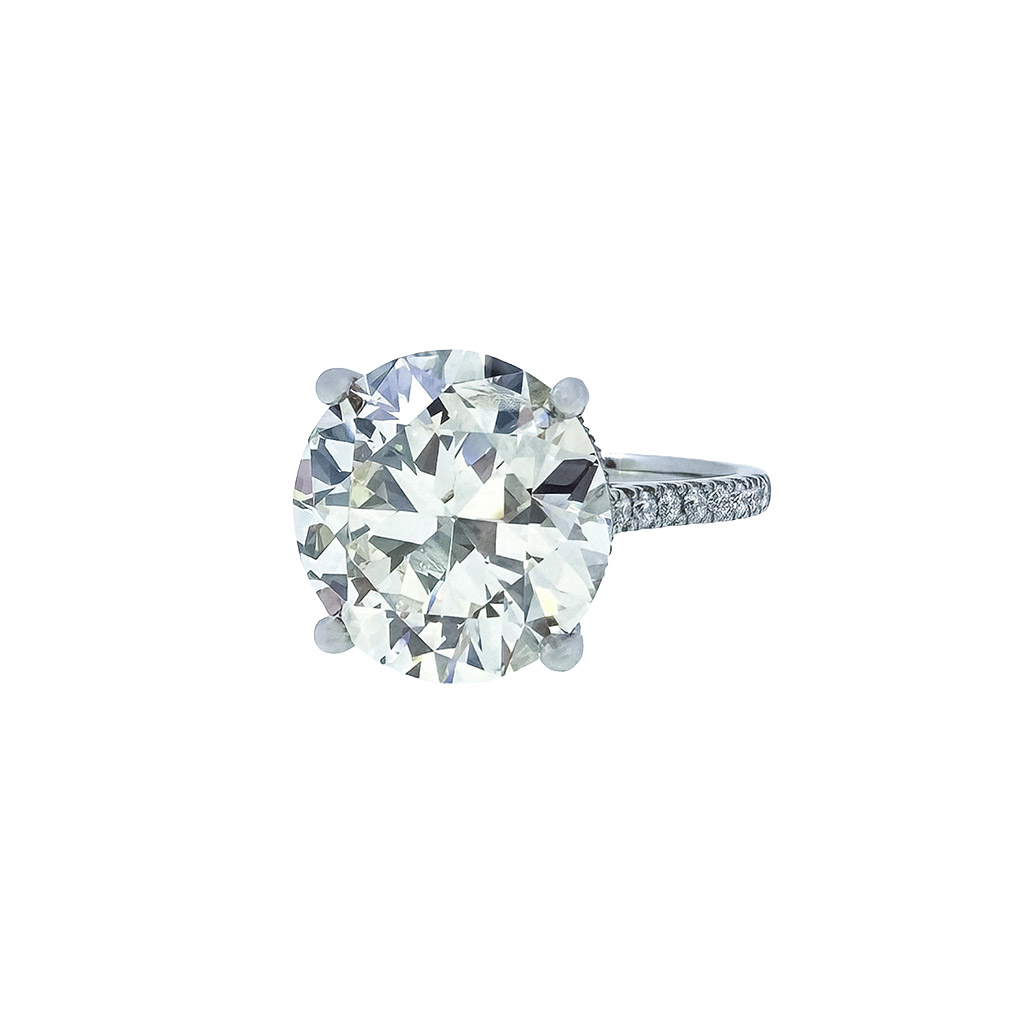 Artemis Old Cut Diamond Platinum Ring - Image 5