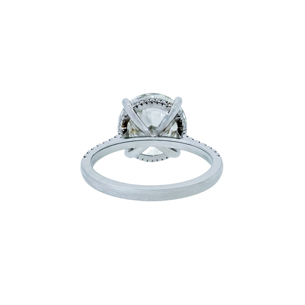 Artemis Old Cut Diamond Platinum Ring - Image 3