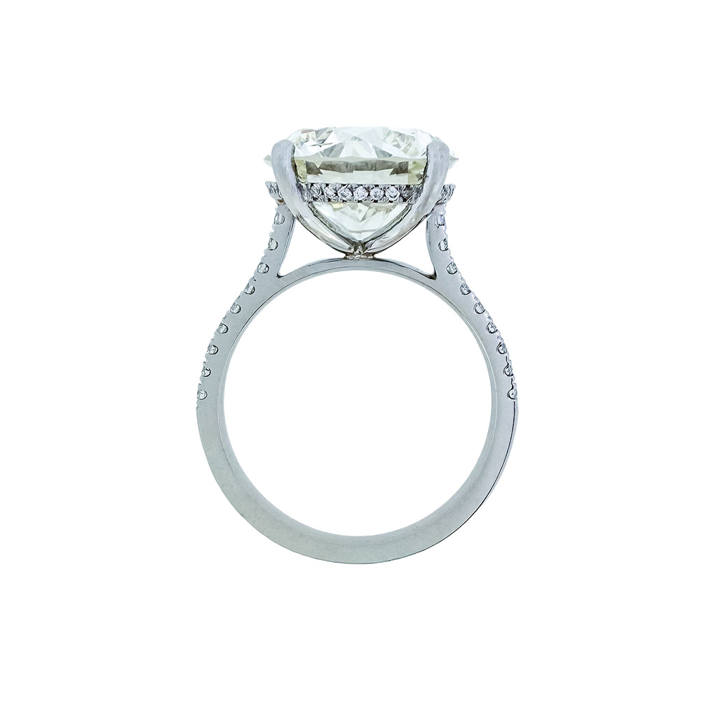 Artemis Old Cut Diamond Platinum Ring - Image 2