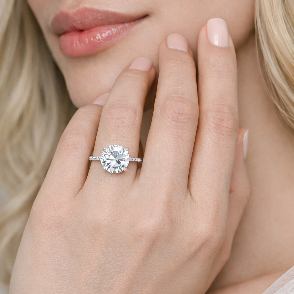 Artemis Old Cut Diamond Platinum Ring - Image 6