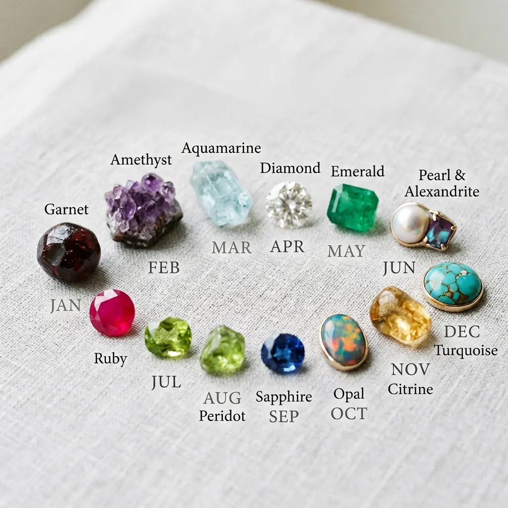 Birthstones by Month